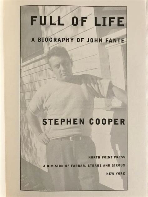 Full of Life: A Biography of John Fante Ebook Doc