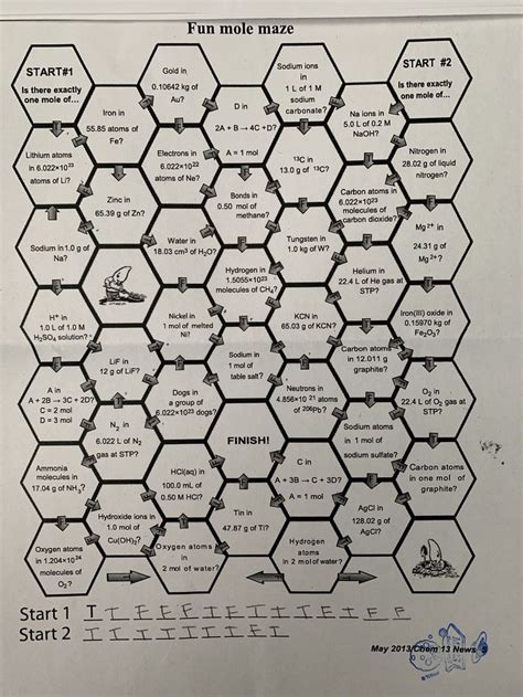 Fun Mole Maze Answers Doc