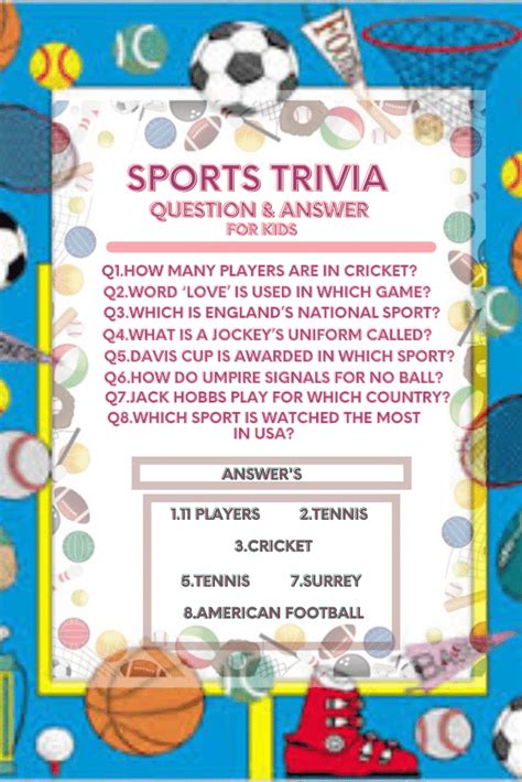 Fun for Friends Sports Trivia Doc
