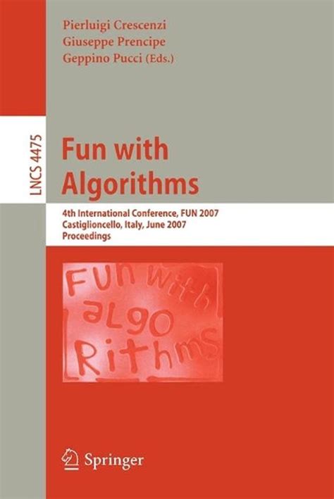 Fun with Algorithms 4th International Conference Doc