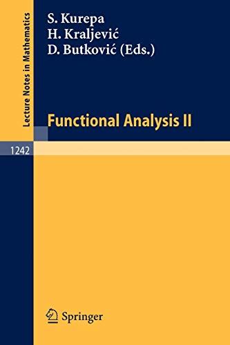 Functional Analysis, II PDF
