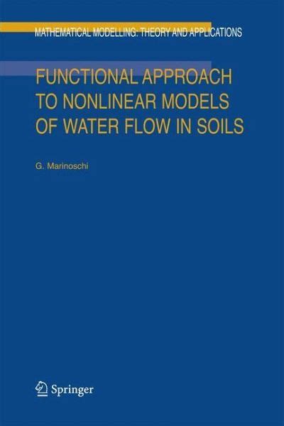 Functional Approach to Nonlinear Models of Water Flow in Soils 1st Edition Doc