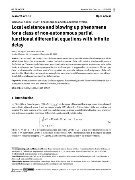 Functional Differential Equations with Infinite Delay Epub