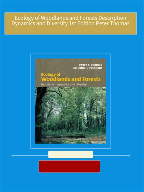 Functional Ecology of Woodlands and Forests 1st Edition Doc