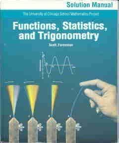 Functions Statistics And Trigonometry Scott Foresman Answers Doc