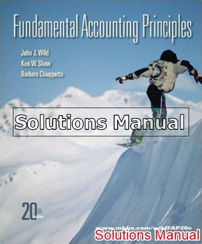 Fundamental Accounting Principles 20th Edition Solutions Epub