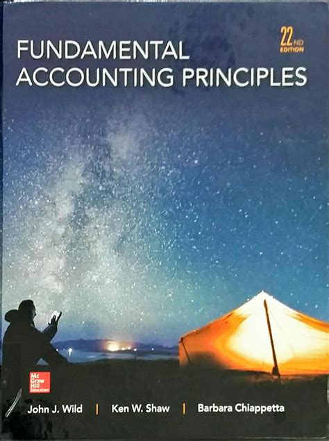 Fundamental Accounting Principles Wild 21st Ed Ebook Kindle Editon