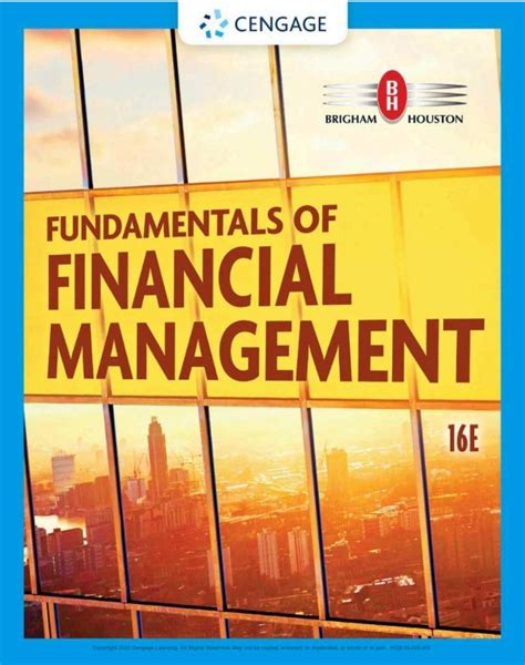 Fundamentals Financial Management Brigham Houston Ebook Kindle Editon