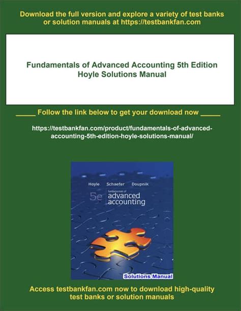 Fundamentals Of Advanced Accounting 5th Edition Solution Reader