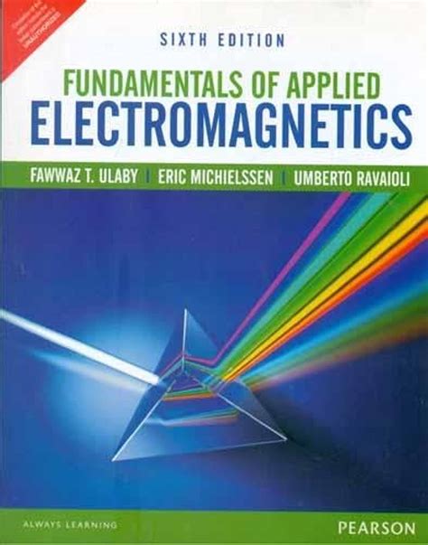 Fundamentals Of Applied Electromagnetics 6e Solutions Epub