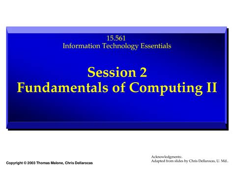 Fundamentals Of Computing 2 Reader