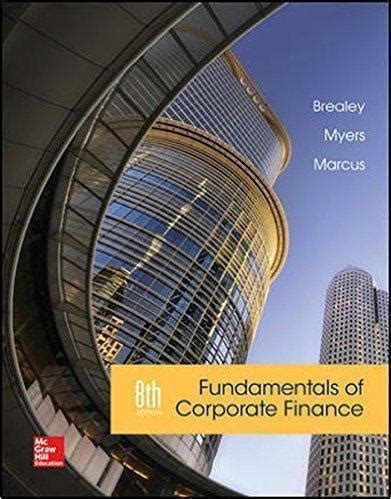 Fundamentals Of Corporate Finance 8th Edition Solutions Manual Epub