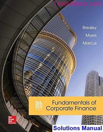 Fundamentals Of Corporate Finance 8th Edition Solutions Manual Epub