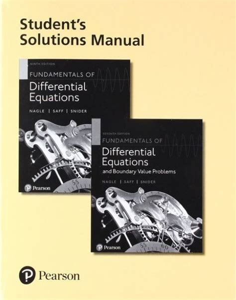Fundamentals Of Differential Equations Instructor39s Solutions Manual Doc