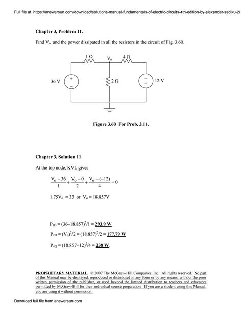 Fundamentals Of Electric Circuits 4th Solutions Kindle Editon