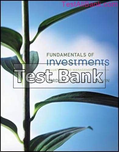 Fundamentals Of Investments 6th Edition Answer Key Epub