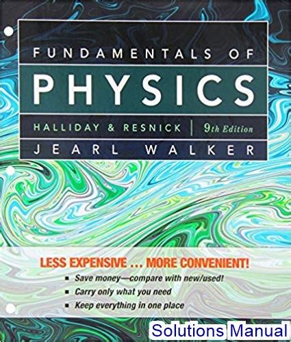 Fundamentals Of Physics 9th Solutions Manual PDF