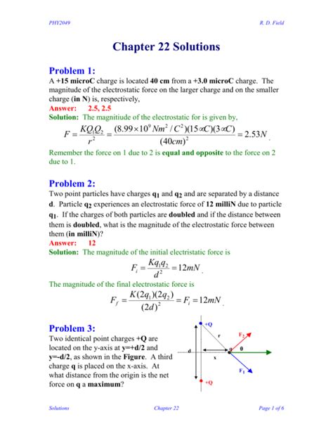 Fundamentals Of Physics Chapter 22 Solutions PDF