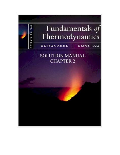 Fundamentals Of Thermodynamics Solution Manual Download Epub