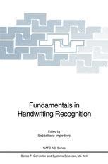 Fundamentals in Handwriting Recognition 1st Edition Reader