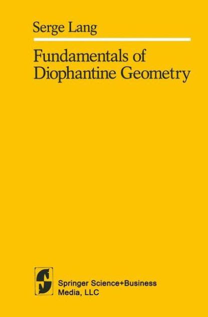 Fundamentals of Diophantine Geometry 1st Edition PDF