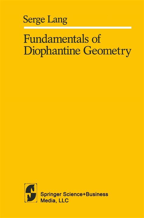 Fundamentals of Diophantine Geometry 1st Edition PDF