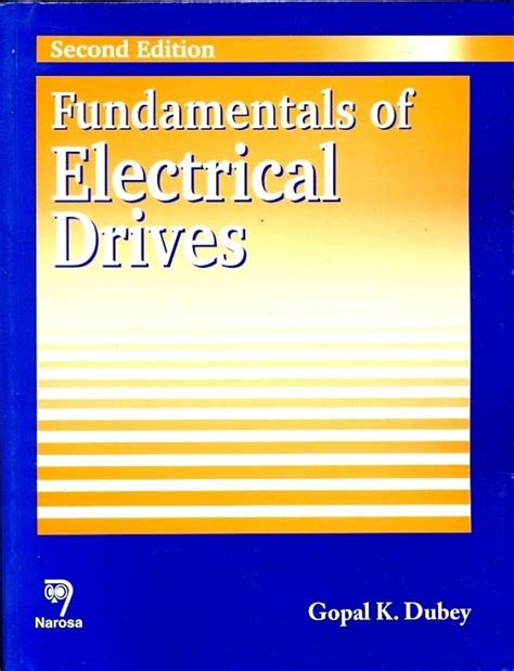 Fundamentals of Electrical Drives 1st Edition Doc