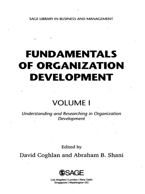 Fundamentals of Organization Development Kindle Editon