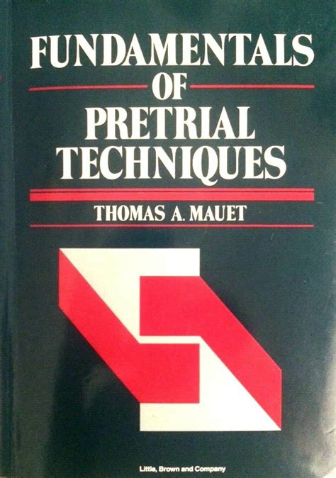 Fundamentals of Pretrial Techniques PDF