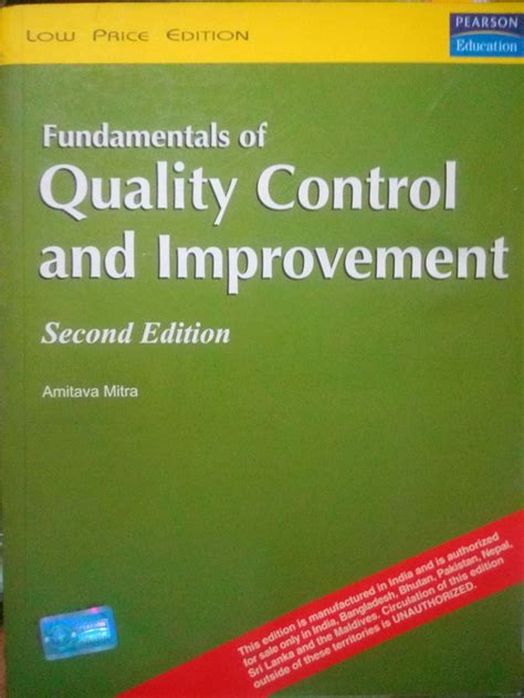 Fundamentals of Quality Control and Improvement Kindle Editon