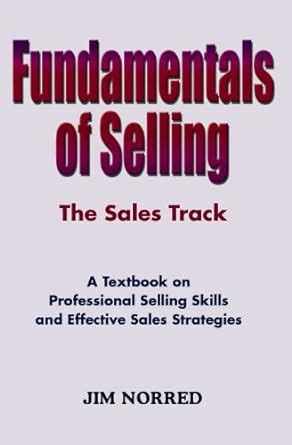 Fundamentals of Selling The Sales Track PDF