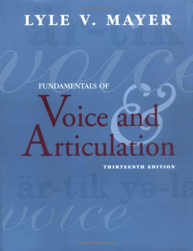 Fundamentals of Voice and Articulation PDF