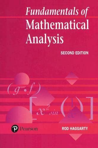 Fundamentals of mathematical analysis haggarty Ebook Kindle Editon