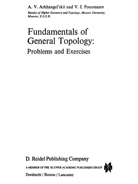 Fundamentals.of.General.Topology.Problems.and.Exercises Ebook Kindle Editon