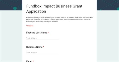 Fundbox Grants: A Lifeline for Businesses in Need