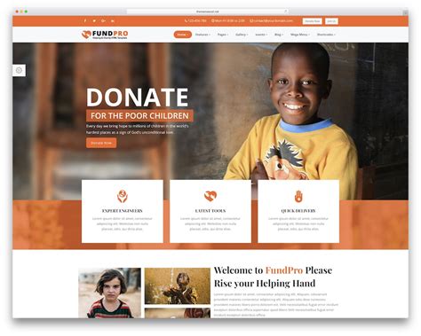 Fundraising Website Templates