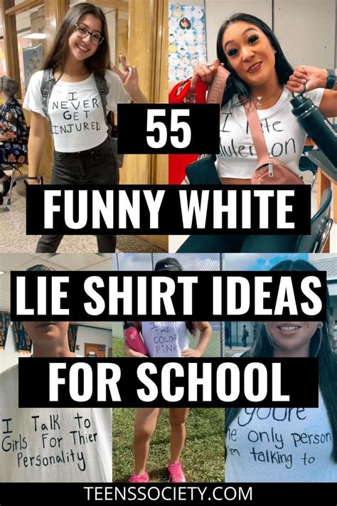 Funniest White Lie T-shirts to Make You Smile