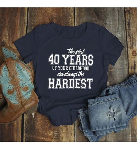 Funny 40th Birthday Shirts for Her: Age Is Just a Number (and Yours Is Getting Bigger!)