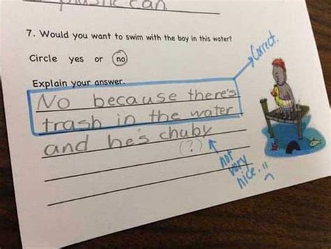 Funny College Test Answers Reader