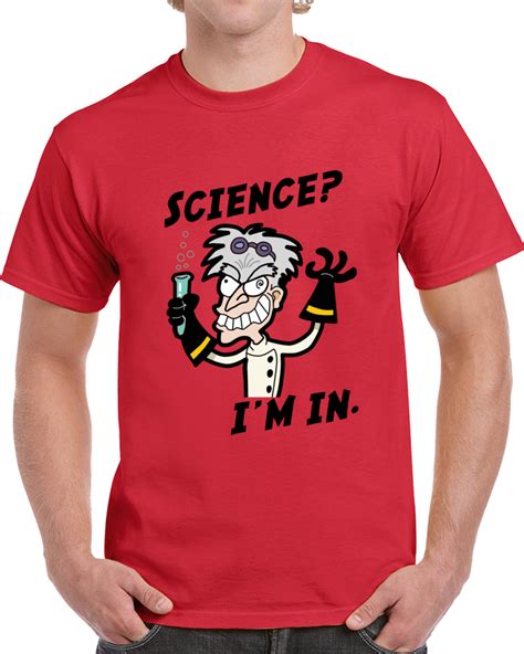 Funny scientific t-shirts: