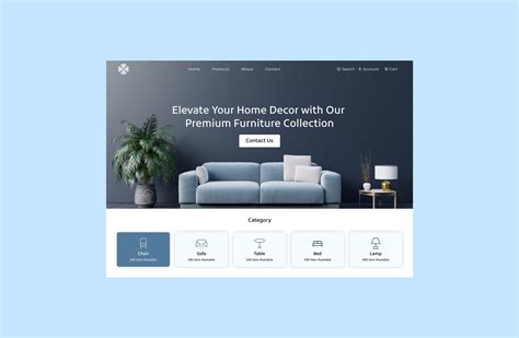 Furniture Website Template