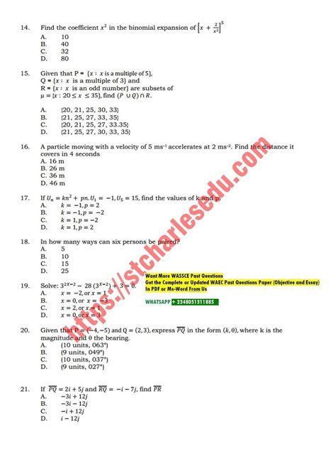 Further Maths 2011 Answers Doc