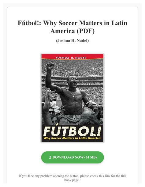 Futbol! Why Soccer Matters in Latin America Doc