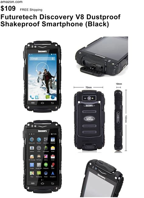 Futuretech Waterproof Dustproof Shakeproof Smartphone Kindle Editon