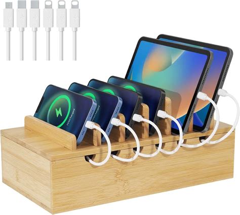 G U S Cherry Multi Device Charging Station Doc