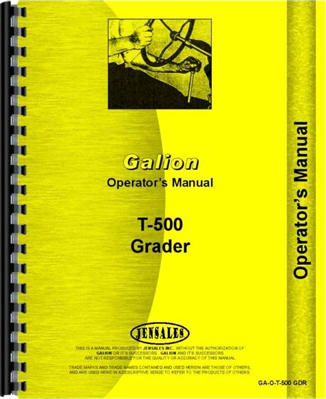 GALION T500 MANUAL Ebook Epub