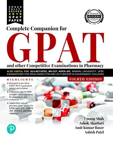 GATE A Companion for Pharmacy 4th Edition Doc