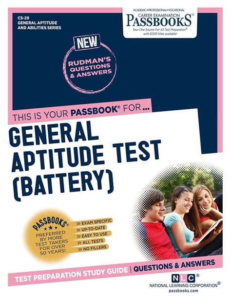 GENERAL APTITUDE TEST BATTERY General Aptitude and Abilities Series Passbooks Epub