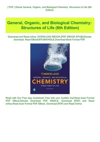 GENERAL ORGANIC AND BIOLOGICAL CHEMISTRY ANSWER KEY Ebook Doc