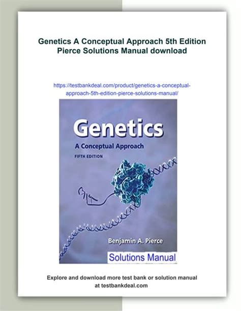 GENETICS A CONCEPTUAL APPROACH SOLUTIONS MANUAL Ebook Doc